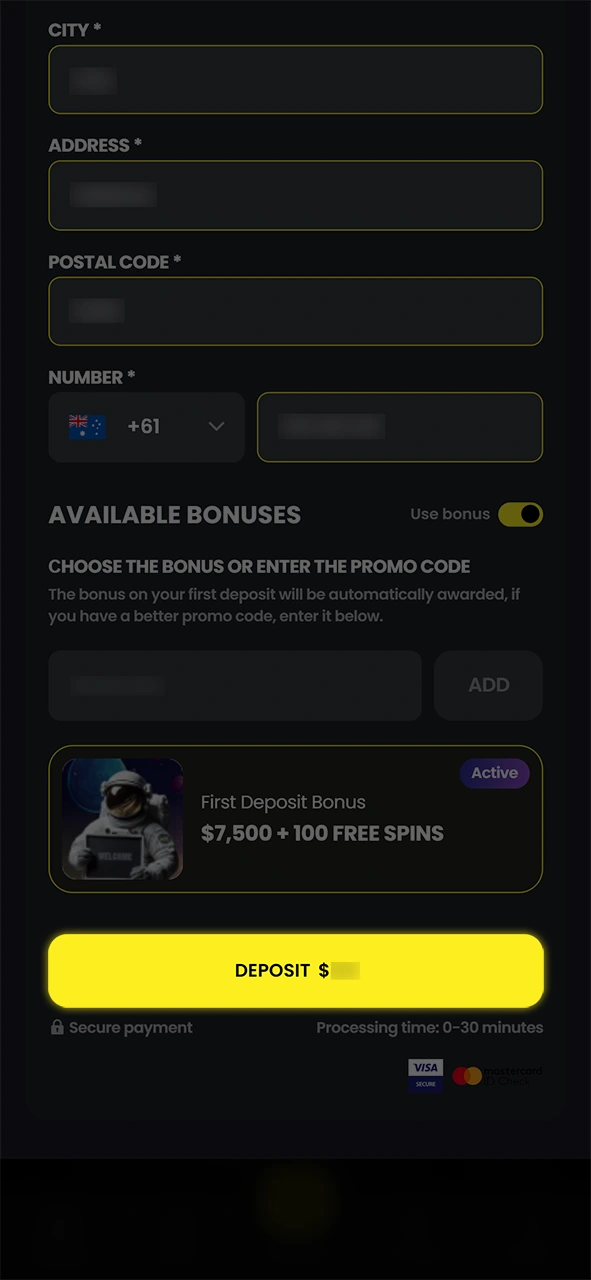 Activate your special bonus and start playing at Moonwin immediately.