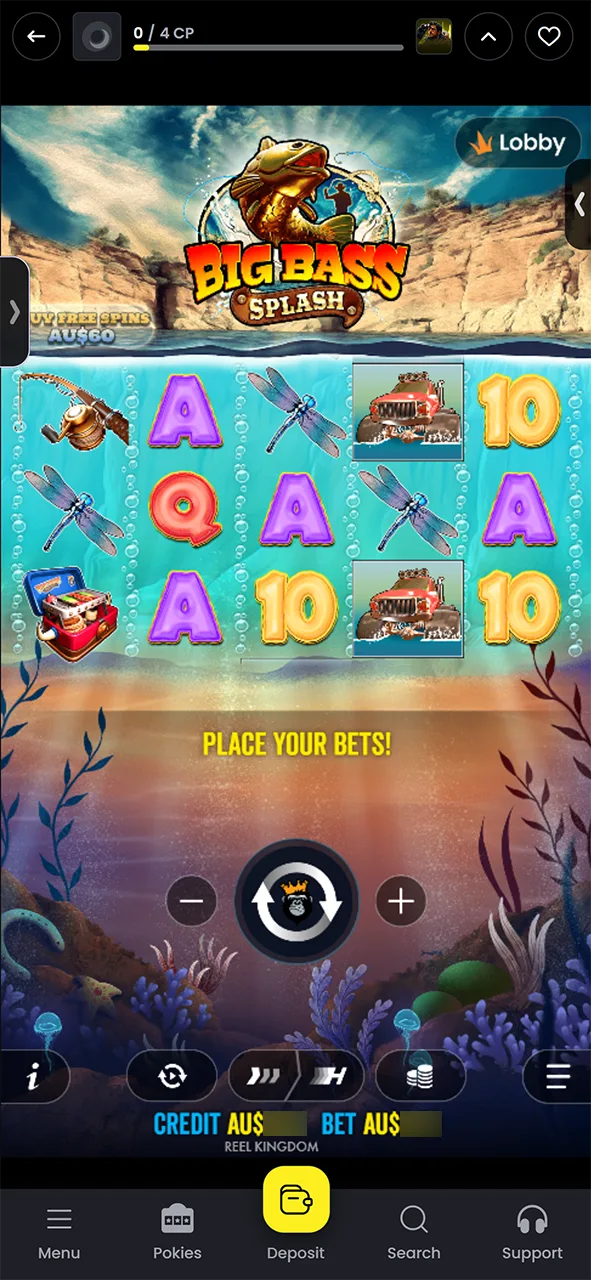 Set your stakes and play exciting casino games at Moonwin.