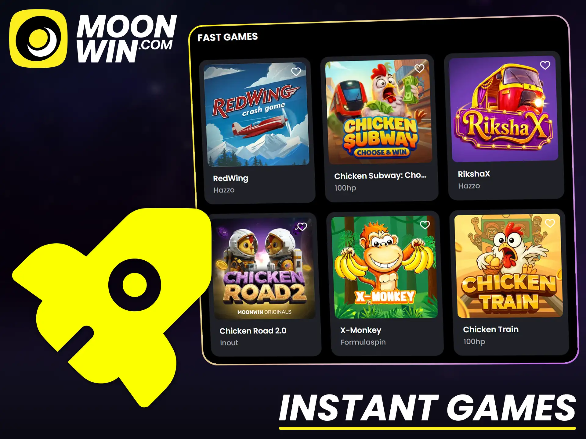 Try fast instant games at Moonwin casino for quick wins.