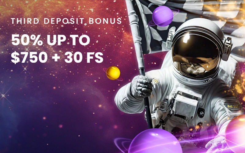 Unlock your third deposit bonus and boost balance at Moonwin.