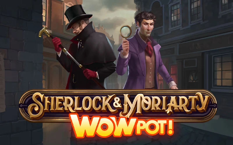 Enjoy new slot Sherlock & Moriarty Wowpot at Moonwin for jackpots.